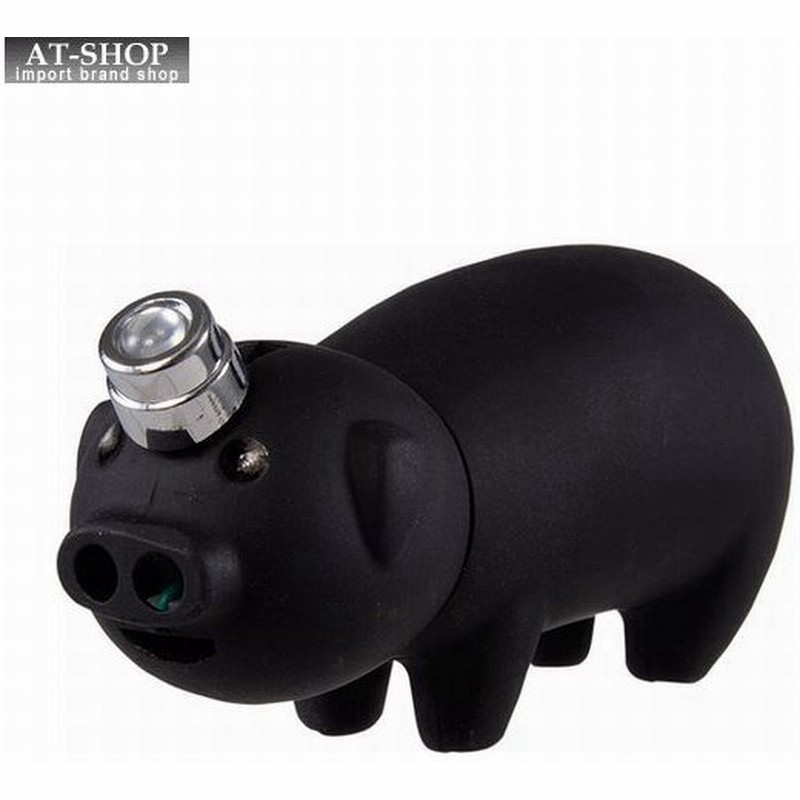 電子ライター トントンライター ブラック 豚ちゃん ガス注入式ライター アドミラル産業 おもしろライター 1個 通販 Lineポイント最大get Lineショッピング