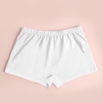 舒活能量女童四角內褲(純淨白 童90-140)