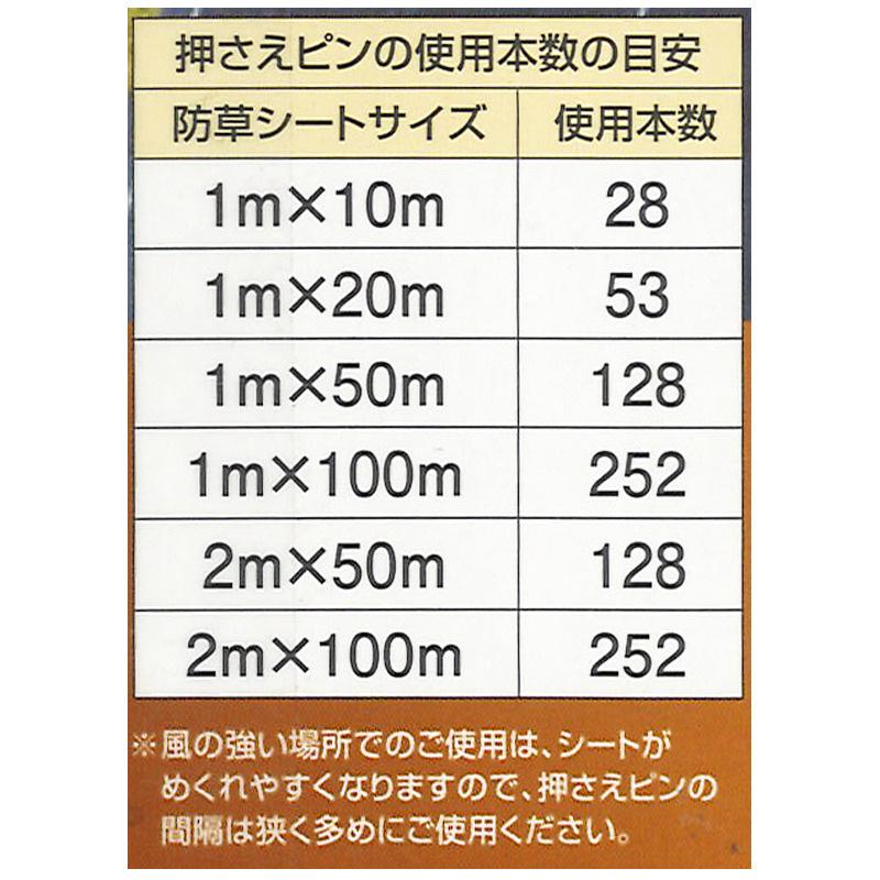 耐候年数約5年の防草シート ブラック 1x100m アークランズ