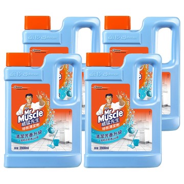 Mr Muscle 威猛先生 地板清潔劑 舒活海洋  2L  4瓶