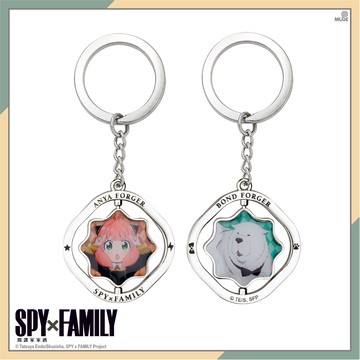 間諜家家酒 A款 鑰匙圈 造型旋轉 安妮亞 彭德