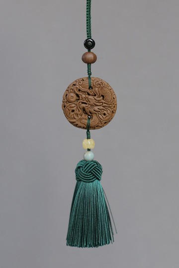 壹染指香品 | 天然合香 | 雙面龍紋 流蘇 掛飾 | 客制