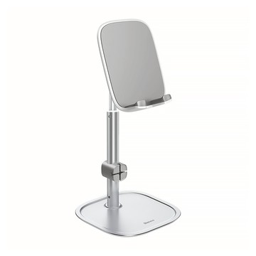 Baseus 倍思 文藝青年桌面支架 伸縮款 鋁合金材質  銀色  1個