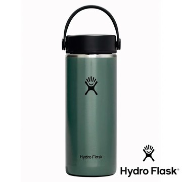 【Hydro Flask】寬口輕量真空保溫鋼瓶16oz『龍紋綠』HLW16LW 戶外 露營 登山 健行 休閒 時尚 旅遊 保溫瓶