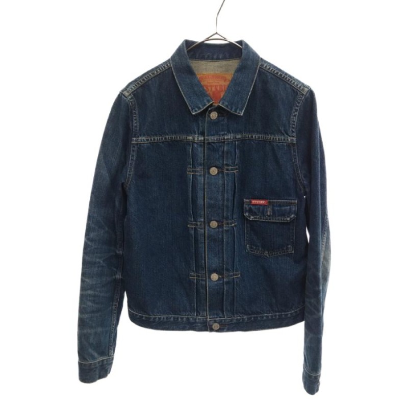 在庫あり ヒステリックグラマー ヒステリックグラマー Gジャン STUDS おしゃれ DENIM デニムライダースジャケット  JACKET（デニムジャケット）｜AFB（エーエフビー）の デニムジャケット インディゴ Mサイズ メンズ