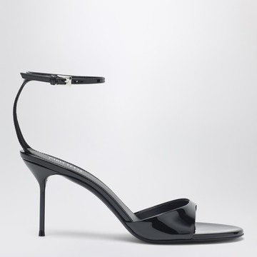 Lidia black patent leather sandal
