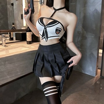 °• 𝘔𝘖𝘔𝘖𝘕𝘈 •°🫧現貨🫰壞乖水手 原創學生裝 學生服 性感學院風JK百褶裙水手服角色扮演制服套裝性感睡衣1396
