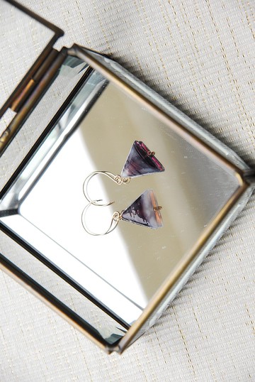 印度珠三角耳针紫色