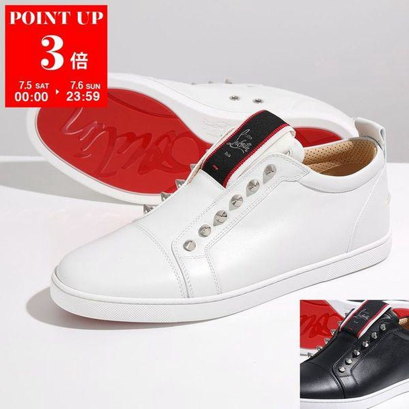 ✨人気商品✨ 【Christian Louboutin】 ルブタン スタッズ Christian Louboutin (クリスチャン ルブタン) レザー スタッズ