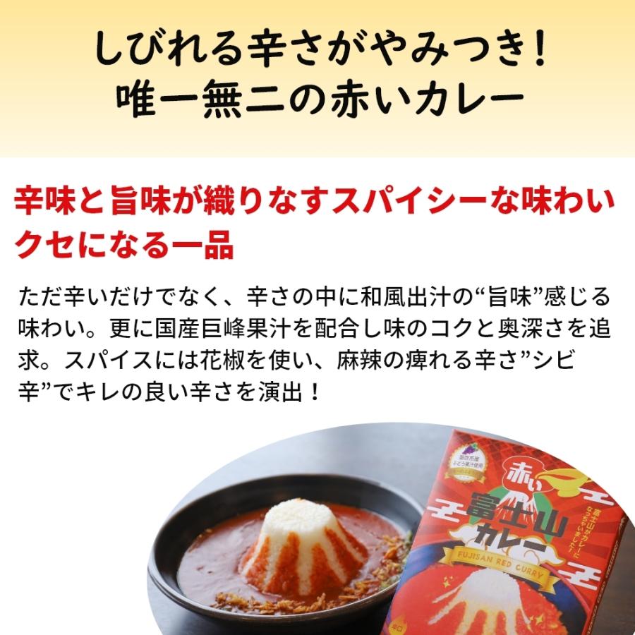 レトルトカレー 青い富士山カレー 赤い富士山カレー 各１個 計２食 セット売り 200g 青いカレー 食べ比べ まとめ買い プレゼント お土産 ギフト