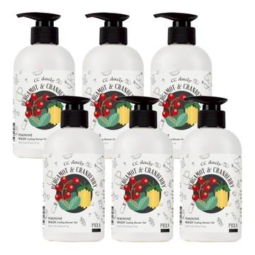 《台塑生醫》CC daily私密肌淨味涼感潔淨露(佛手柑&蔓越莓)330g x6入