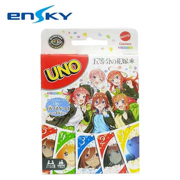 【日本正版】五等分的新娘 UNO 遊戲卡 卡牌 桌遊 益智遊戲 中野一花 中野二乃 中野三玖 中野四葉 中野五月 上杉瀨葉 - 806705