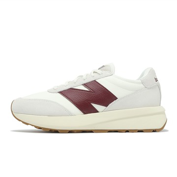 New Balance NB 休閒鞋 370 男鞋 女鞋 海鹽 經典緋紅 膠底 麂皮 復古 拼接 NB U370CB-D