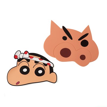 蠟筆小新矽膠隔熱墊- Norns Original Design 正版授權 蠟筆小新 肥嘟嘟左衛門 鍋墊 止滑墊 餐墊