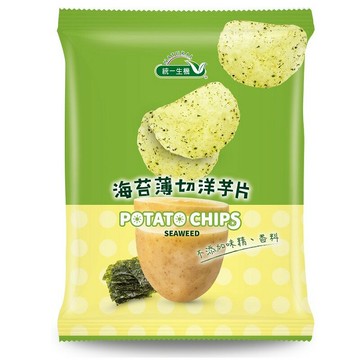 統一生機 海苔薄切洋芋片59.5公克/包(超商限2包)