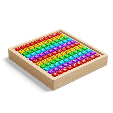 「愛思系列」 木製百數板蒙氏教具數學啟蒙兒童益智玩具數字思維認知數感加減法