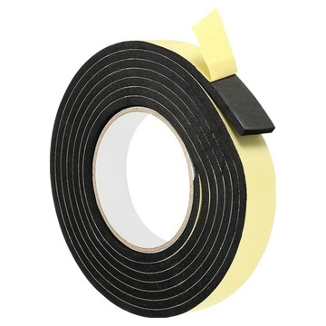 AHOYE 加厚門窗隔音密封條 15mm x 3m  黑色  1捲