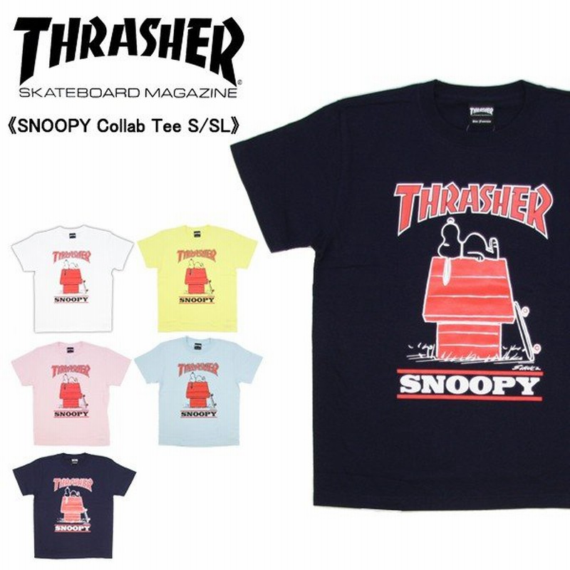 スラッシャー ピーナッツ スヌーピー コラボtシャツ Snoopy Collab Tee S Sl Thpn Sst003 メンズ 半袖 Tシャツ 2 通販 Lineポイント最大0 5 Get Lineショッピング