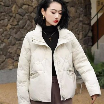 【巴黎精品】現貨+預購 頂級真羽絨外套90%鴨絨羽絨衣秋冬外套保暖上衣大碼休閒女裝-休閒女外套4色n1lu8