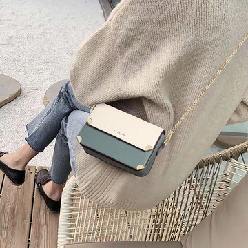 Viney包包新款百搭包包女包鏈條包斜挎包夏時尚輕奢真皮腋下小包