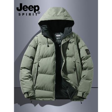 JEEP吉普棉衣外套男士冬季2025新款棉襖寬松加厚保暖羽絨棉服上衣