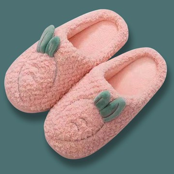 2021新款棉拖鞋女可愛毛絨情侶居家用室內厚底防滑保暖秋冬季拖鞋