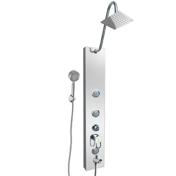 Homeicon SC301C-S不鏽鋼淋浴柱150cm(有下出水口)