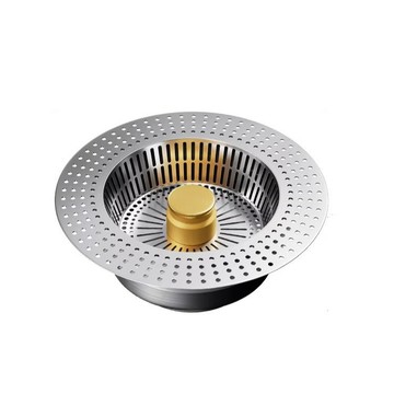 【5秒除臭】HFH全新升級水槽彈跳過濾器 廚房過濾器/水槽防臭/彈跳設計