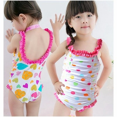 女の子用水着 ワンピース水着 ワンピースタイプ シャーリング加工 フリル スイムウェア スイムウエア 夏 ビーチ プール 海水浴 キッズ 女児 女子 通販 Lineポイント最大get Lineショッピング