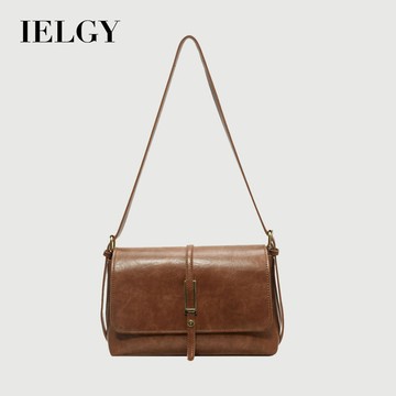 IELGY 女士斜背包 復古尚簡約單肩腋下包