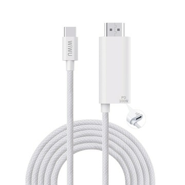 WiWU｜Type-C to HDMI PD快充轉接線 Wi-PS001