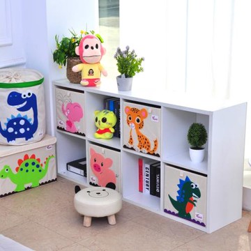 可比熊卡通兒童玩具收納箱布藝折疊整理箱收納桶儲物盒寶寶收納盒