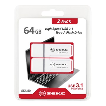 SEKC SDU50 64GB USB3.1高速隨身碟 2入包裝