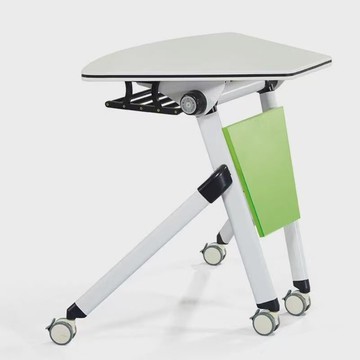 折疊組合學習桌子移動洽談辦公會議桌可拼接多種尺寸形狀培訓桌[DD120109]