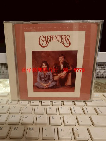 "日本原版 卡朋特樂隊《Twenty Two Hits Of The Carpenters》精選日版CD 1995年A&M/Polydor發行 厚盒裝 經典收藏"