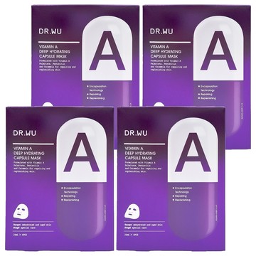 DR.WU 達爾膚 維他命A保濕修復膠囊面膜  4片  4盒