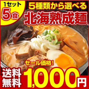 タイムセール開催中！ 5種から選べる 札幌熟成.ラーメン5食セット. 北海道 札幌 らーめん 詰め合わせ