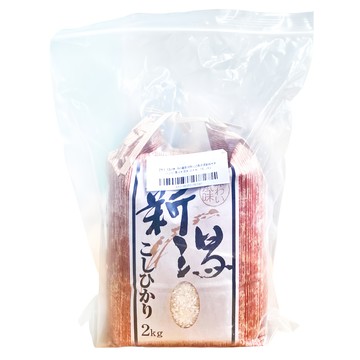 Well Life 悅生活 谷穗 新潟縣日式飯店謹製越光米 特A級  2kg  1包