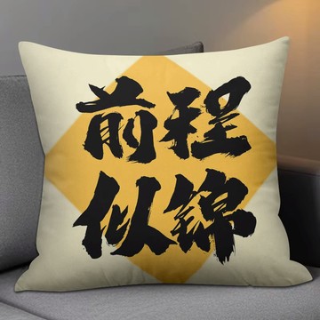 限時優惠 凳子沙發靠枕 勵志文字抱枕雙面趣味抱枕車用客廳沙發靠枕房間臥室牀上枕頭超軟