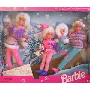 Winter Holiday Barbie(バービー) Gift Set (ギフトセット) Sledding