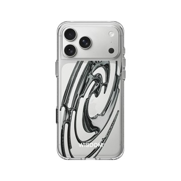 iPhone 17 Pro Max Clear Case（相機按鈕） 透明 - WISDOM - RIPPLE