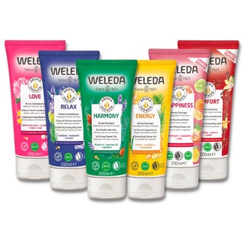 德國原廠版 WELEDA 薇蕾德 香薰沐浴露系列 200ml 玫瑰 薰衣草 木質香 生薑 沐浴 洗澡 芳香 附發票現貨 ｜滿額領券最高現折$200⚡保養 美妝 品牌香氛 【心心哈德】