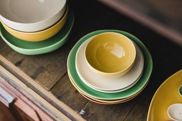 KOGA │ 陶質圓形飯碗 (窯黃)