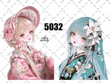 original sticker no.5032 人物貼紙 原創貼紙 原創人物貼紙 裝飾貼紙 cotton melody