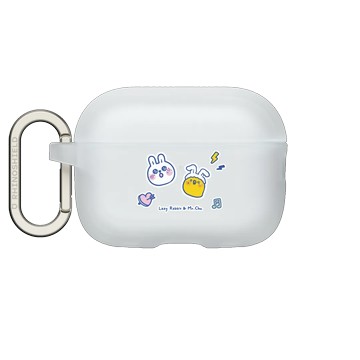 AirPods Pro 2 AirPods Case 透明 - 懶散兔與啾先生 Lazy Rabbit and Mr.Chu - Y2K