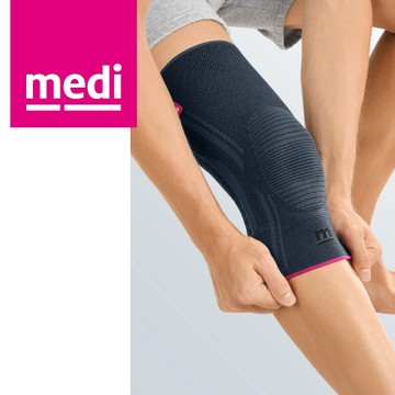 美締 medi 專業醫療護具 多功能矽膠護膝 時尚黑 (I~VII) (單只) 【杏一】