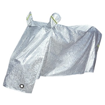 機車全包覆式加厚反光車罩  S(160 x 60 x 80cm)  銀色