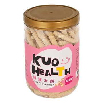 郭老師寶寶米餅 台灣純糙米 非油炸 零添加 無負擔  紅藜麥  50g  1罐