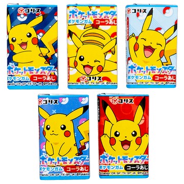 大賀屋 日本製 精靈寶可夢 角落生物 口香糖 泡泡糖 可樂泡泡糖 可樂口香糖 皮卡丘 角落小夥伴 J00053809