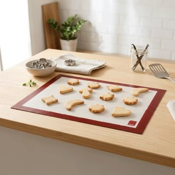 《ibili》西班牙 網格矽膠烤墊(53cm) | 料理烤墊 揉麵墊 不沾烤墊